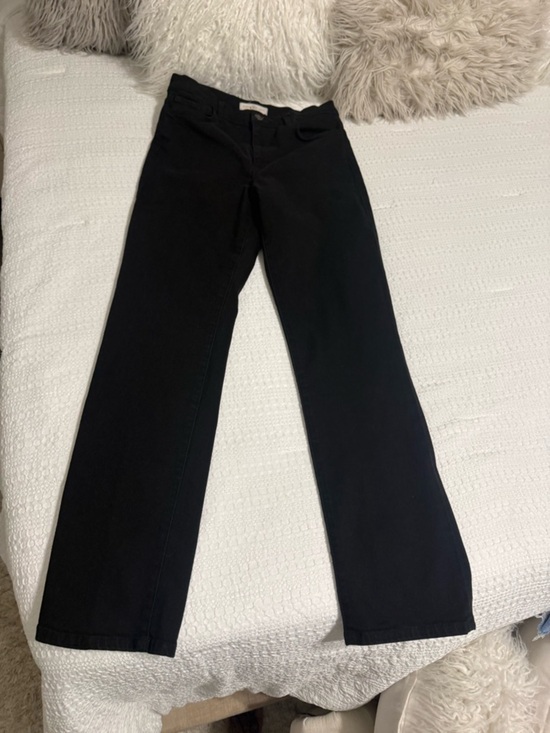 Current/Elliott Denim - Classic Black Straight-Leg Pants